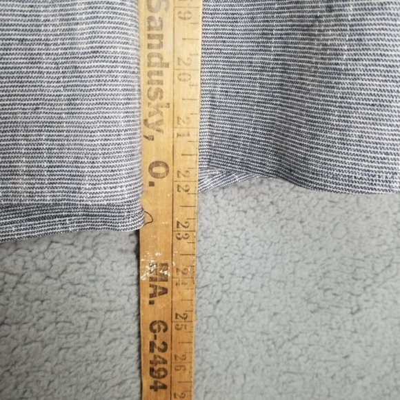 ALTAR'D STATE Navy Striped NWT Short Bell Sleeve Blouse Top - Picture 9 of 9